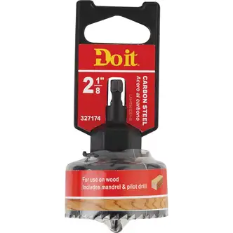 Do it 2-1/8 In. Carbon Steel Hole Saw with Mandrel
