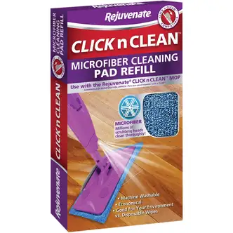 Rejuvenate Click n Clean 9 In. Microfiber Cleaning Pad