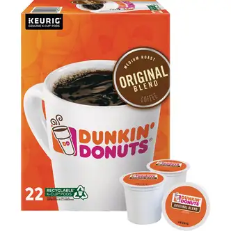 Dunkin' Donuts Original Blend Coffee K-Cup (22-Pack)