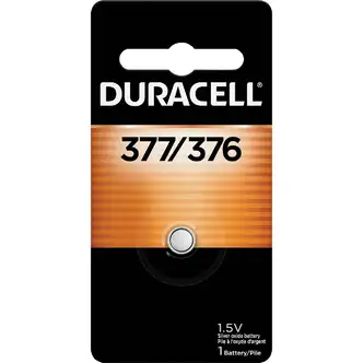Duracell 376/377 Silver Oxide Button Cell Battery