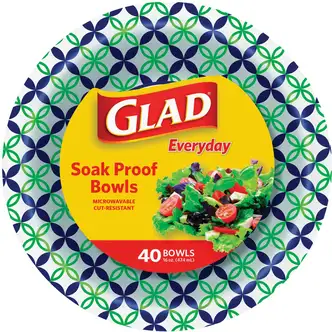 Glad Everyday 16 Oz. Paper Bowl (40-Count)
