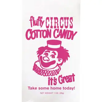 Gold Medal 12 In. x 18 In. Cotton Candy Poly Bags (1000/Case)