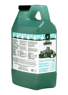 Spartan Green Solutions Glass Cleaner 102, 2 liter (4 per case)