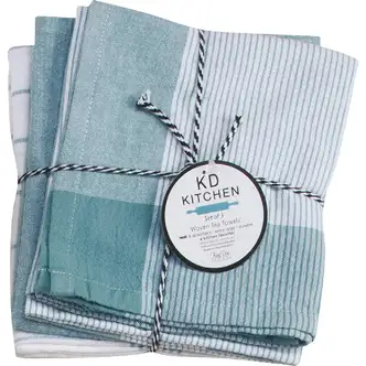 Kay Dee Designs Aqua Haze Tea Towel (3-Pack)