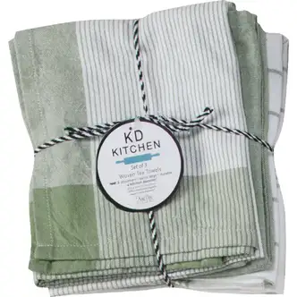 Kay Dee Designs Green Tea Towel (3-Pack)