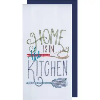  Kay Dee Designs Home Is In The Kitchen Embroidered Kitchen Towel (2-Pack)