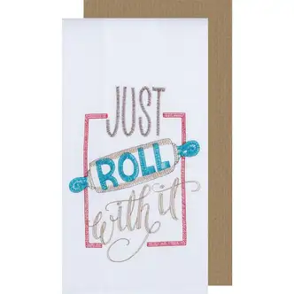 Kay Dee Designs Just Roll With It Embroidered Kitchen Towel (2-Pack)