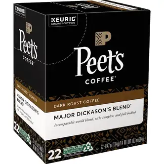Keurig Peet's Coffee Major Dickason's Blend K-Cup (22-Pack)