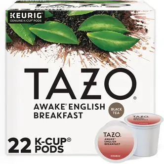 Keurig Tazo Awake English Breakfast Black Tea K-Cup (22-Pack)