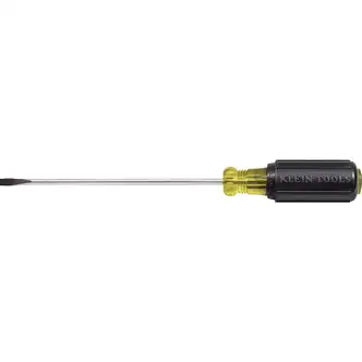 Klein 3/16 In. x 6 In. Cabinet-Tip Slotted Screwdriver