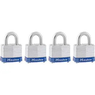 Master Lock 1-9/16 In. Wide 4-Pin Tumbler Keyed Padlock (4-Pack)