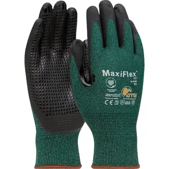 MaxiFlex Men's Large Nitrile Coated Cut Resistant Glove