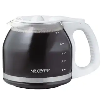 Mr. Coffee 12 Cup Replacement White Coffee Decanter
