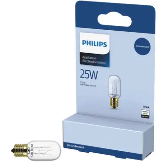 Philips 25W Clear Intermediate Base T7 Incandescent Appliance Light Bulb