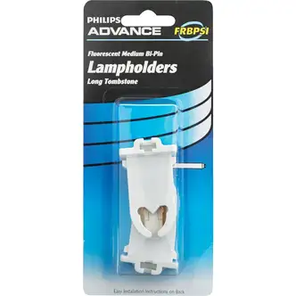 Philips Long Tombstone Medium Bi-Pin T8/T12 Fluorescent Lampholder (2-Pack)