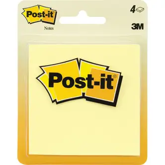 Post-It 2-7/8 In. X 2-7/8 In. Yellow Self-Stick Note Pad (4-Pack)