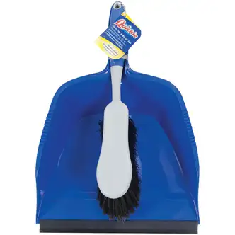 Quickie Blue Dust Pan & Brush Set