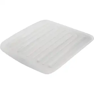 Rubbermaid 14.38 In. x 15.38 In. White Sloped Drainer Tray