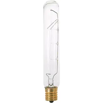 Satco 20W Frosted Intermediate Base T6.5 Incandescent Tubular Appliance Light Bulb 