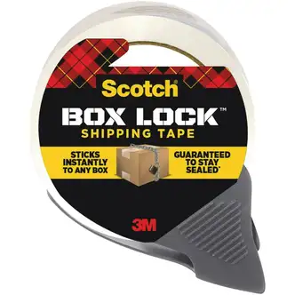 Scotch Box Lock 1.88 In. x 38.2 Yd. Clear Shipping Packaging Tape