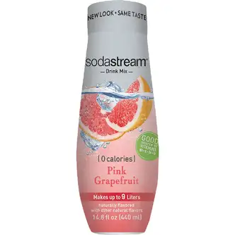 SodaStream 14.8 Oz. Pink Grapefruit Zeros Waters Sparkling Beverage Mix