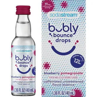 SodaStream Bubly Bounce Blueberry Pomegranate Beverage Drops