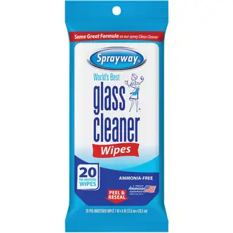 Sprayway Glass & Surface Cleaner Wipe (20-Count)