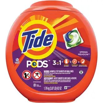 Tide Pods Spring Meadow HE Liquid Laundry Detergent Soap Pacs (81-Count)