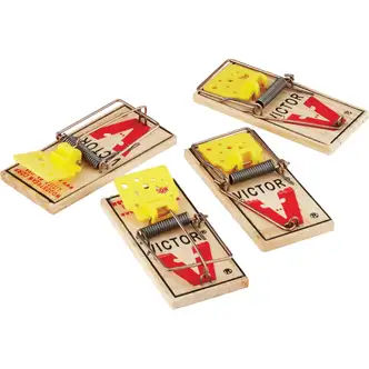 Victor Easy Set Mechanical Mouse Trap (4-Pack)