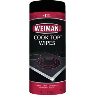 Weiman 7 In. x 8 In. Cook Top Cleaning Wipe (30 Count)