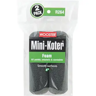 Wooster Mini-Koter 4 In. Foam Roller Cover (2-Pack)
