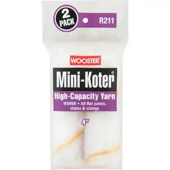 Wooster Mini-Koter 4 In. Poly Yarn Woven Roller Cover (2-Pack)