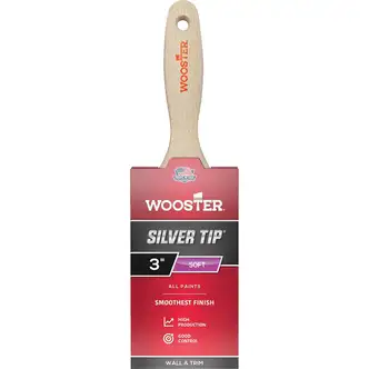 Wooster SILVER TIP 3 In. Flat Varnish And Paint Brush