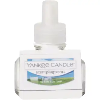 Yankee Candle Scentplug Clean Cotton Fragrance Diffuser Refill