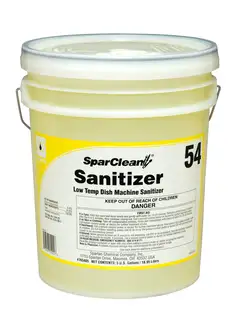 Spartan SparClean Sanitizer 54, 5 gallon pail