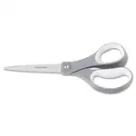 Contoured Performance Scissors, 8" Long, 3.13" Cut Length, Gray Straight Handle