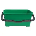 Pro Bucket, 6 gal, Plastic, Green