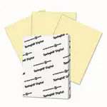 Digital Vellum Bristol Color Cover, 67 lb Bristol Weight, 8.5 x 11, Canary, 250/Pack
