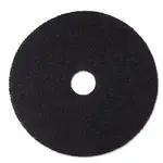 Low-Speed Stripper Floor Pad 7200, 20" Diameter, Black, 5/Carton
