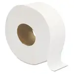 Jumbo JRT Bath Tissue, Septic Safe, 2-Ply, White, 3.25" x 720 ft, 12 Rolls/Carton