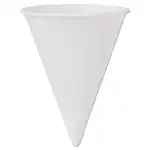Cone Water Cups, ProPlanet Seal, Cold, Paper, 4 oz, White, 200/Bag, 25 Bags/Carton