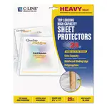High Capacity Polypropylene Sheet Protectors, Clear, 50", 11 x 8.5, 25/BX