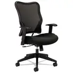 VL702 Mesh High-Back Task Chair, Supports Up to 250 lb, 18.5" to 23.5" Seat Height, Black