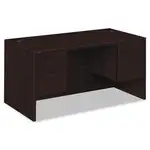 10500 Series Double 3/4-Height Pedestal Desk, Left and Right: Box/File, 60" x 30" x 29.5", Mahogany