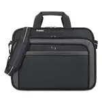 Pro CheckFast Briefcase, Fits Devices Up to 17.3", Polyester, 17 x 5.5 x 13.75, Black