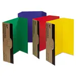 Spotlight Corrugated Presentation Display Boards, 48 x 36, Blue, Green, Red, Yellow, 4/Carton
