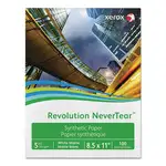Revolution NeverTear, 5 mil, 8.5 x 11, Smooth White, 100 Sheets/Ream, 5 Reams/Carton