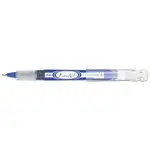 Finito! Porous Point Pen, Stick, Extra-Fine 0.4 mm, Blue Ink, Blue/Silver/Clear Barrel