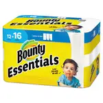 Essentials Select-A-Size Kitchen Roll Paper Towels, 2-Ply, 83 Sheets/Roll, 12 Rolls/Carton
