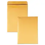Redi-Seal Catalog Envelope, #10 1/2, Cheese Blade Flap, Redi-Seal Adhesive Closure, 9 x 12, Brown Kraft, 250/Box